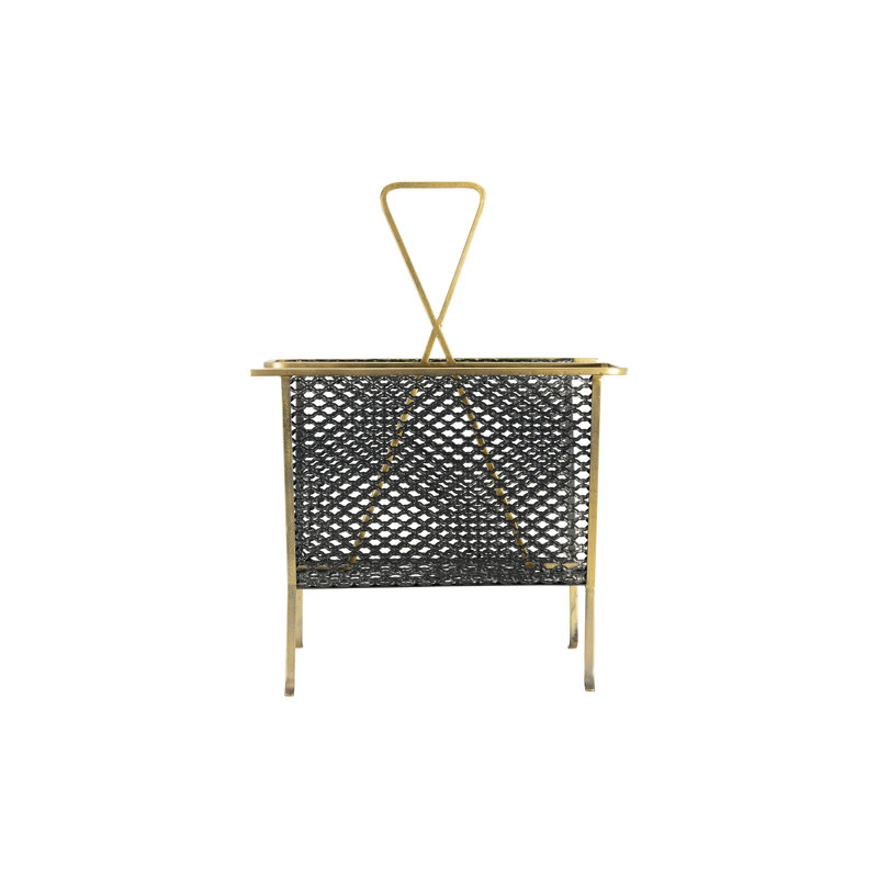 Allain Distressed Divided Metal Magazine Rack & Reviews AllModern